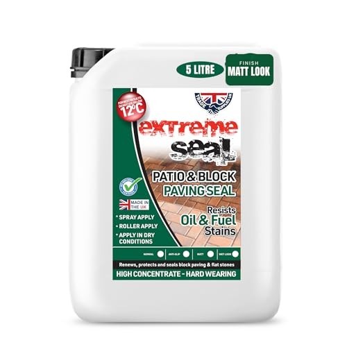 Wet look block paving sealer - wet,