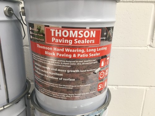 Wet look driveway - wet, sealer