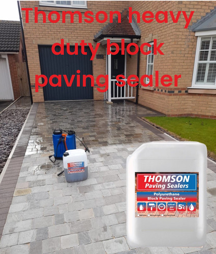 Thomson wet look driveway - wet,