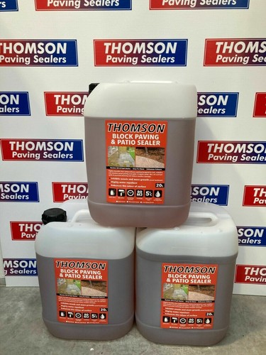 Wet look driveway sealer block
