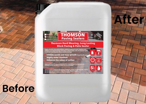 Wet look driveway - driveway, sealer