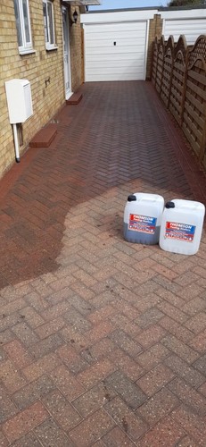Thomson wet look driveway - wet,